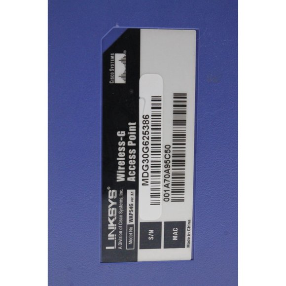 Cisco Linksys WAP54G v3.1 54 Mbps Wireless-G Access Point - Picture 5 of 11